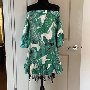 Jungle inspired mini dress